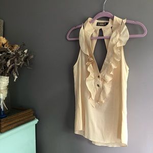 Anthropologie Sunner Ruffle Blouse Tank